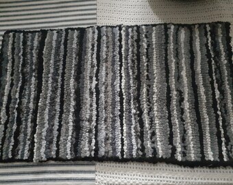 Hooked Rug Farmhouse Decor SALE Thewarehouseshelf Primitive Hooked Rug