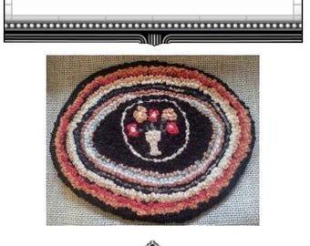 Hooked Rug Granny PDF Pattern The warehouseshelf Hooked Rug Granny PDF Pattern