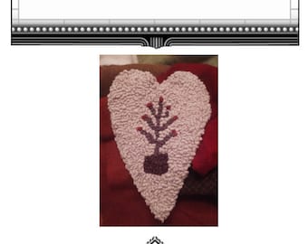 Hooked Heart/Feather Tree PDF Pattern Thewarehouseshelf Hooked Heart/Feather Tree Pattern