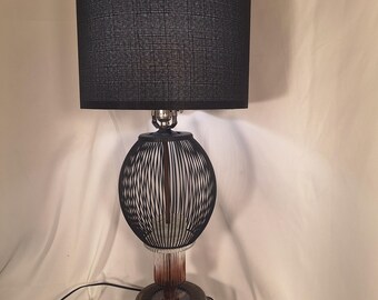 Handmade Recycled Wire Series #2 Table Lamp