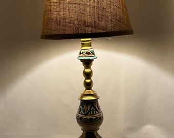 Handmade Recycled Faux Turkish Table Lamp