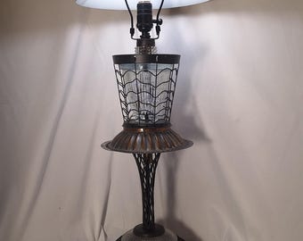 Handmade Recycled Wire Series #3 Table Lamp