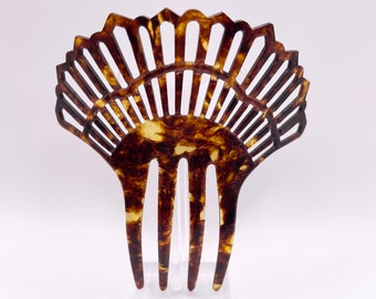 Vintage Classic Mantilla Comb in Faux Tortoiseshell - Beautiful Hair Accessory