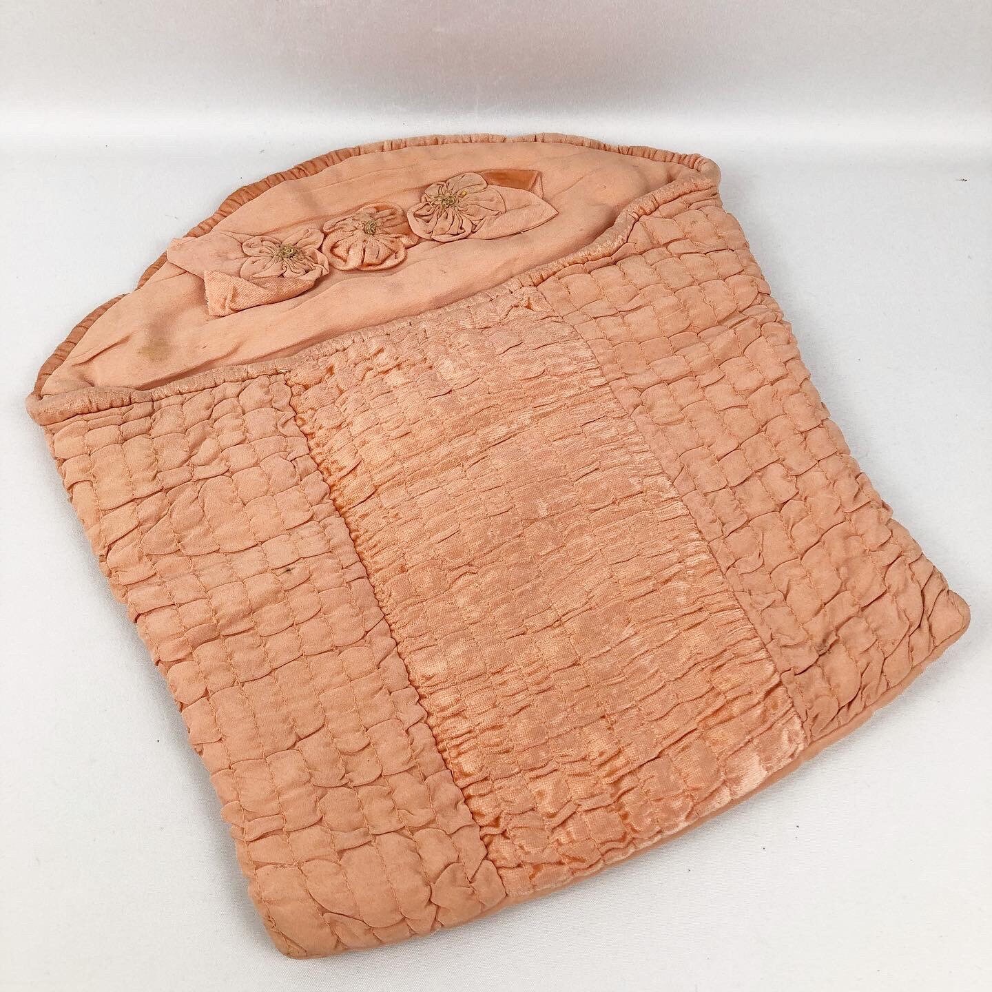 1920er Jahre 1930er Jahre weiche Pfirsich samt und Crepe | Etsy