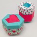 Diy Valentine Box Printable Pdf Favor Box Printable Heart Box - Etsy