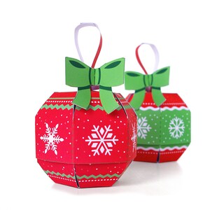 DIY Christmas ornaments, Christmas tree ornaments, Christmas decor, printable, direct download