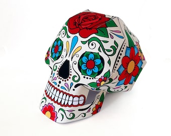 DIY Skull Dia de los Muertos Paper Craft