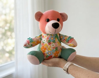 Keepsake Bear, Custom, Memory, Clothing, Gift, Baby Shower, Birthday, Sympathy, Stuffed Animal, Remember, Heirloom