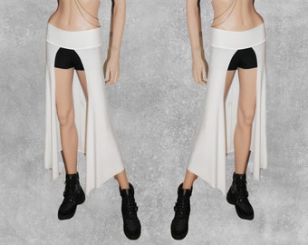Slayer Skirt Mid Rise - Soft Bamboo Fabric, Eco Friendly Festival Clothing, Fire Safe, Sustainable Clothes