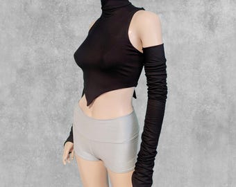 Bamboo Elven Sleeves - Handcrafted in Denver, CO - Arm Warmers, Cosplay Cuffs, Fire Spinning, Fingerless Gloves