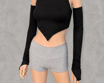 Bamboo Elven Sleeves - Handcrafted in Denver, CO - Arm Warmers, Cosplay Cuffs, Fire Spinning, Fingerless Gloves