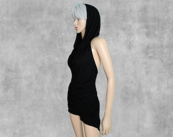 SLAYER GODDESS Bamboo Halter Onesie Jumper // Custom, Handmade in US, Eco-Friendly Fashion, Festival Wear