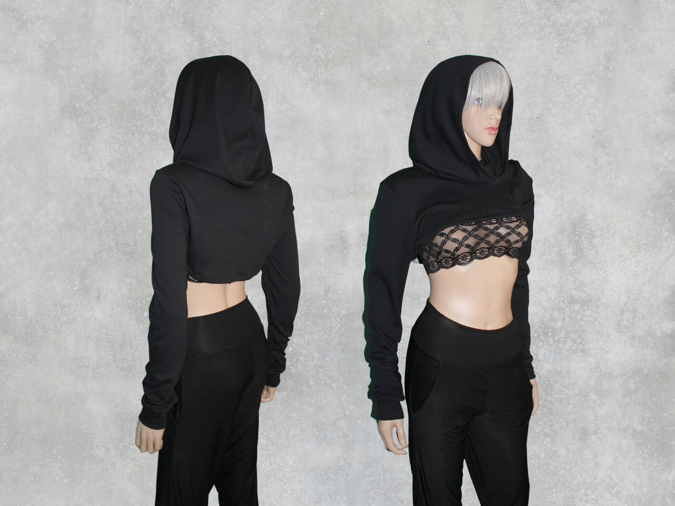 Black cotton shrug deals