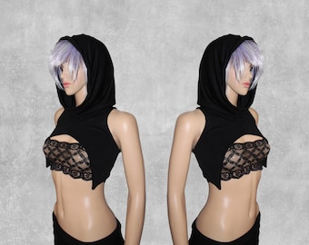 SLAYER Sleeveless Bamboo Shrug - Handmade to Order in Denver, CO