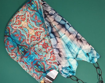 Sudadera con capucha personalizada de algodón orgánico con cremallera - Hecha a mano en Denver - Sudadera para festivales, sudadera para raves, sudadera con cadena, moda ecológica