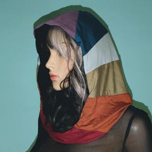 GEMSTONE RAINBOW Ninja Mask Cowl Hood // Handmade to order in Denver, CO