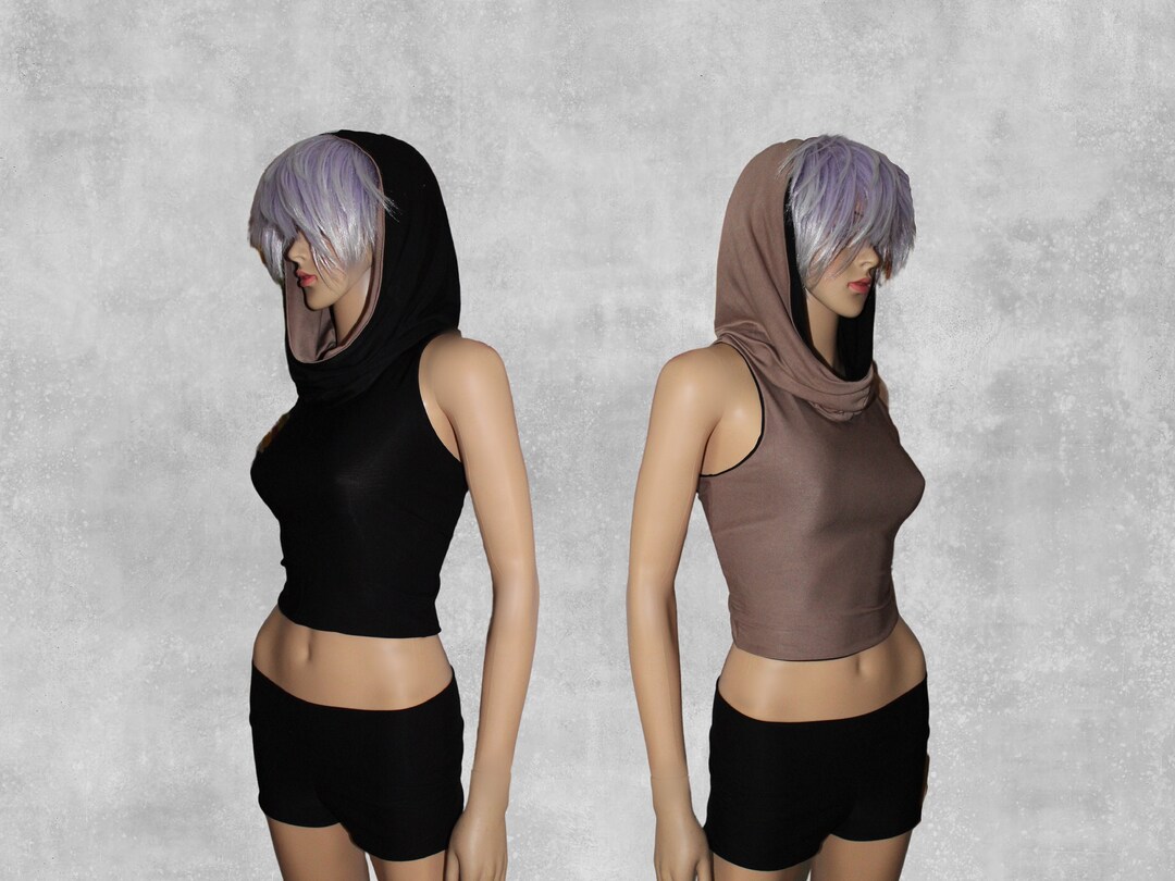 BLACK BAMBOO RIBBED CROP TANK main image 1