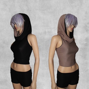 WANDERER Reversible Bamboo Crop Tank - Lovingly handmade to order in Denver, CO &lt;3