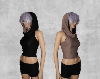 WANDERER Reversible Bamboo Crop Tank - Lovingly handmade to order in Denver, CO <3