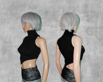 PIXIE Micro Bamboo Tank - Eco Friendly Festival Clothing, Fire Safe, Sustainable Clothes