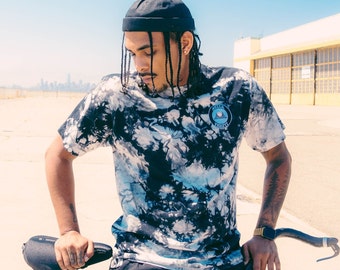 Oversized Tie-Dye T-Shirt: Heavyweight Cotton Streetwear