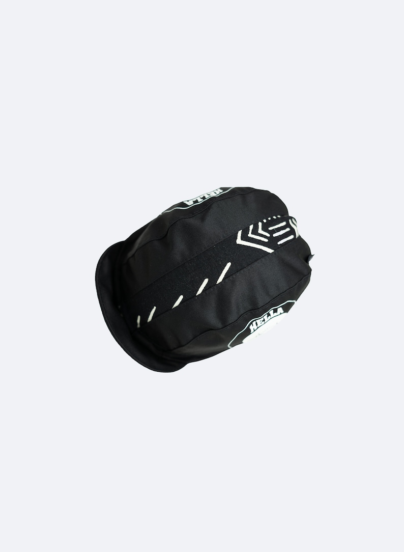 Fresh 90s Cycling Cap Black Kente