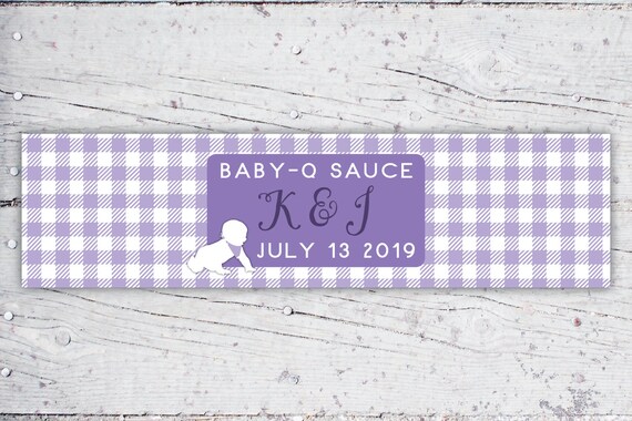 bbq sauce baby shower favors