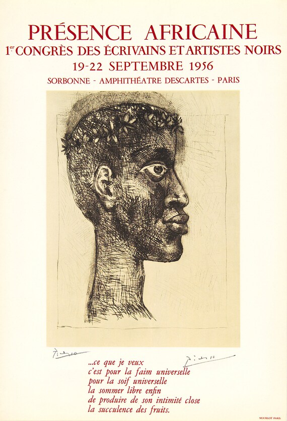 Pablo Picasso Hand Signed Vintage Exhibition Poster C1956 Etsy