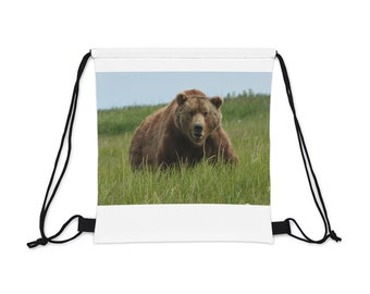 Bolsa com cordão para atividades ao ar livre