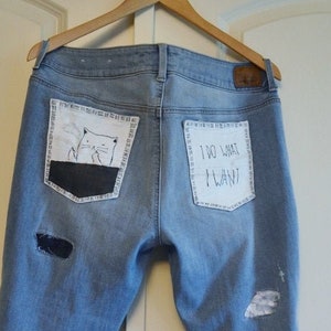 Denim Vêtements personnalisés Peints à la main pour le denim de style boho pour denim personnalisé