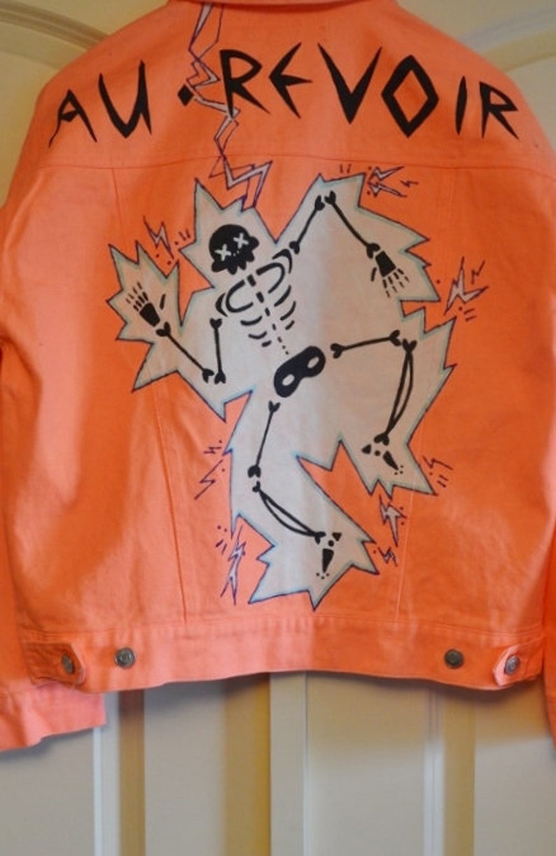 Hand Painted Customized Denim Jacket