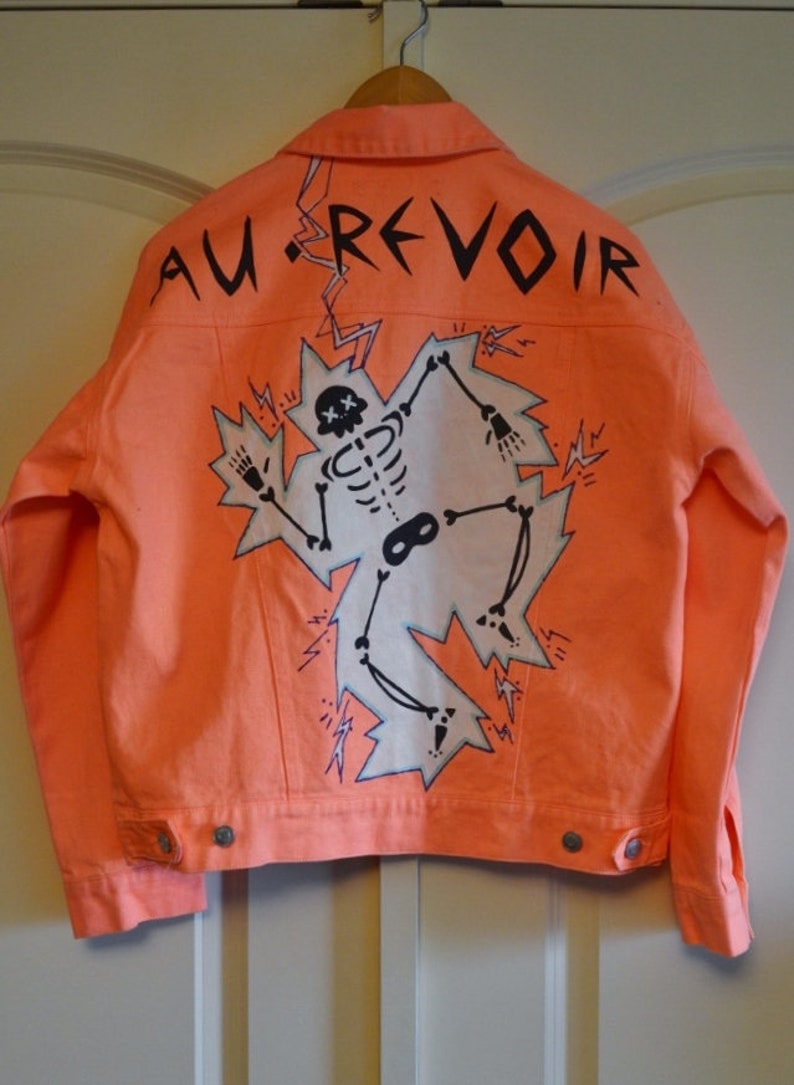 Hand Painted Customized Denim Jacket