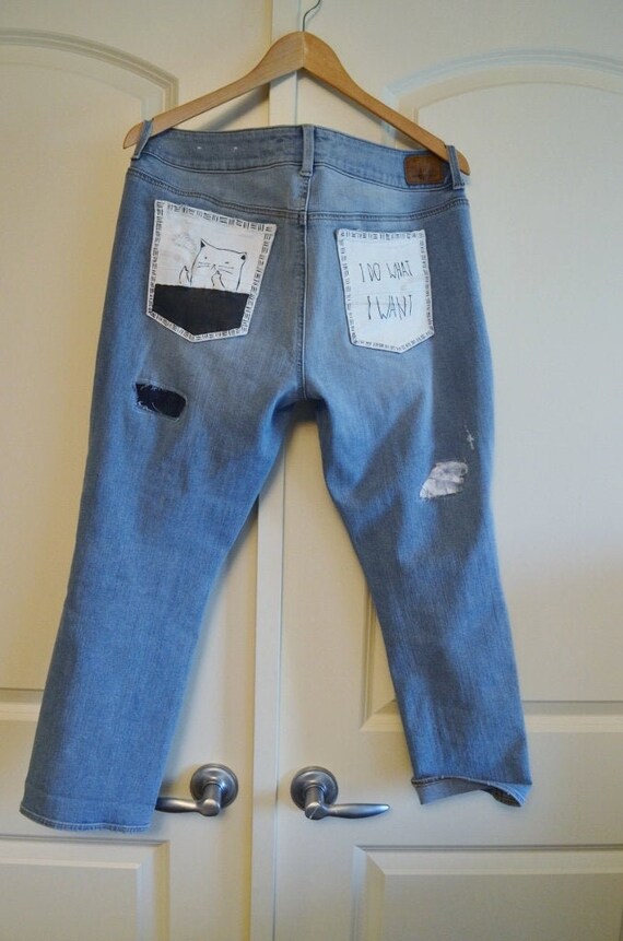 customized jeans