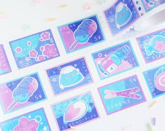 Sakura Sugar Pop Stamp Washi Tape // Stationery Plannar Stickers