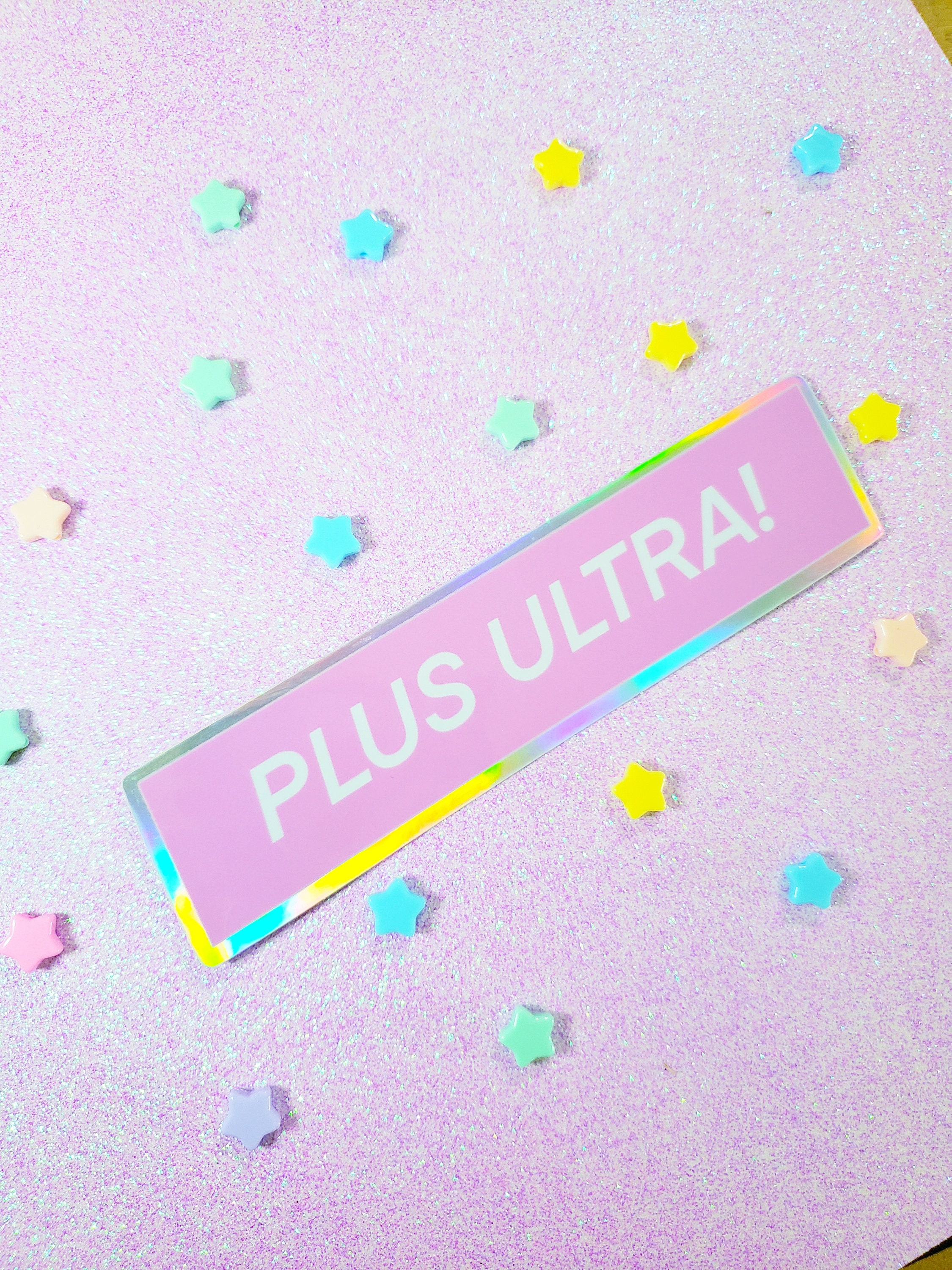 Anime Hero Holographic Slap Sticker