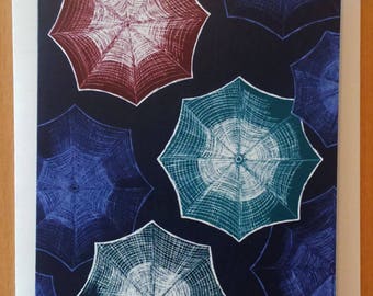 Umbrellas Greeting Card