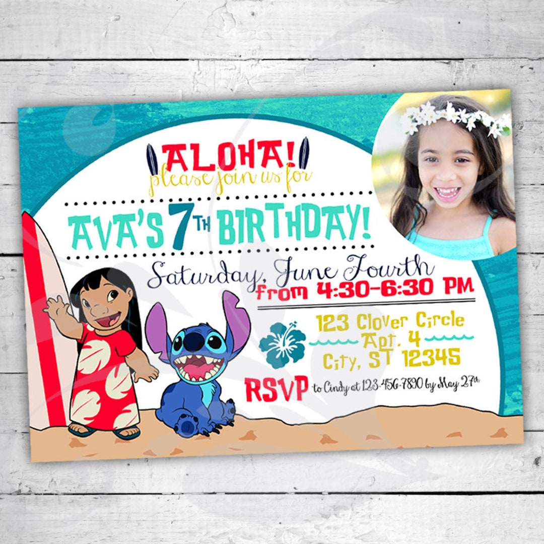 Cartes d'invitation Lilo Stitch pour enfants, 30 invitations de fête d' anniversaire pour enfants, fournitures de fête Stitch, cartes d'invitation  d'anniversaire pour filles et garçons (bleu) : : Cuisine et Maison