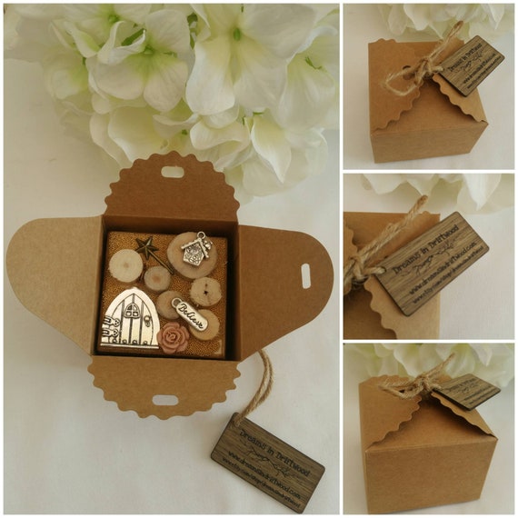 Small Wooden Box Small Jewelry Jewellery Box With Fairy Door Etsy