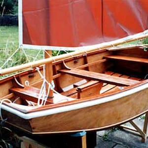 Boat Build Plans for 8' Ply/Epoxy Sailing Pram Dinghy. Full Instructions. Free Professional Technical Support. Instant Download.