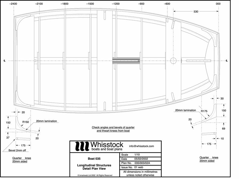 Boat Build Plans for 8' Ply/epoxy Sailing Pram Dinghy. Full