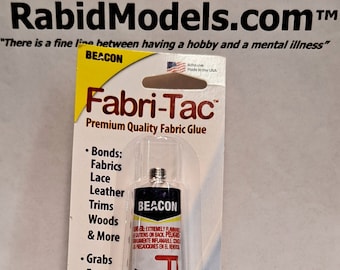 BEACON FABRI-TAC Glue -1oz tube Clear, Fast-dry, flexible adhesive for fabric