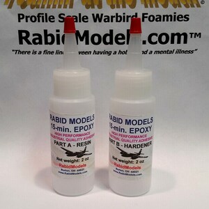 15-minute EPOXY GLUE - 2 x 2oz Kit.  Dries fast & strong, works on almost everything!