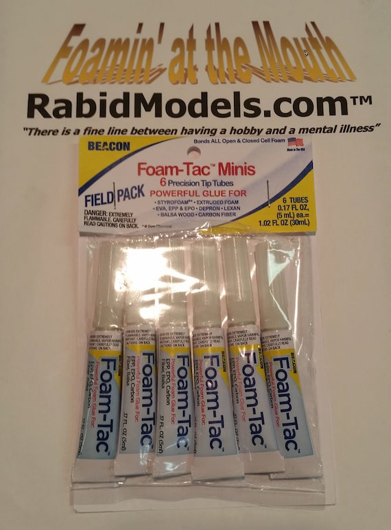 FOAM-TAC Mini Six-pack by BEACON the Perfect Little Handy Thing for Your  Toolbox. 6 X 5ml Tubes 