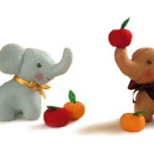 Naaipatroon olifant, naaipatroon babyspeelgoed