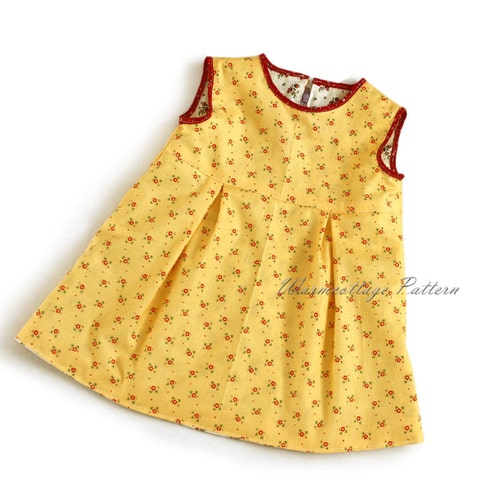 Girl Dress Sewing Pattern Zipper Dresstoddler Dress Sewing Etsy