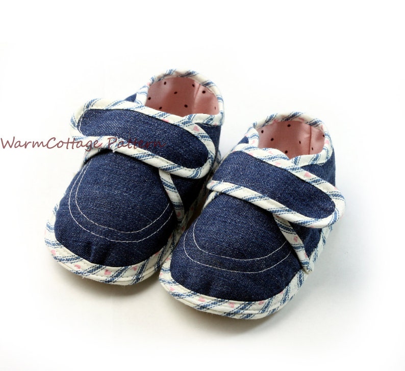 Baby shoe pattern, Baby shoes sewing pattern, baby booties sewing pattern,baby pattern, instant download, size NB, 3M, 6M, 12M, 18M, 2T image 1