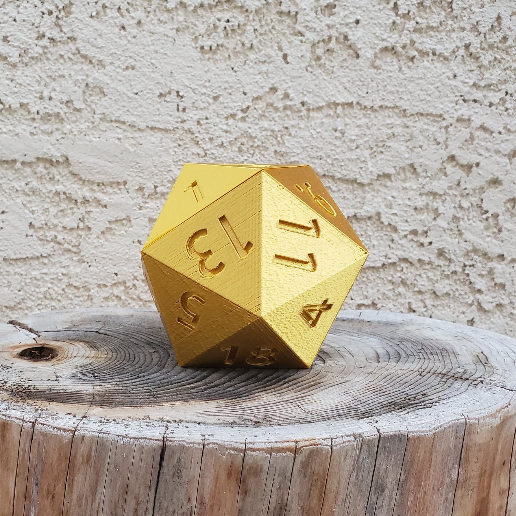 Gold D20 Dice Case Dice Holder Holds up to 3 Etsy
