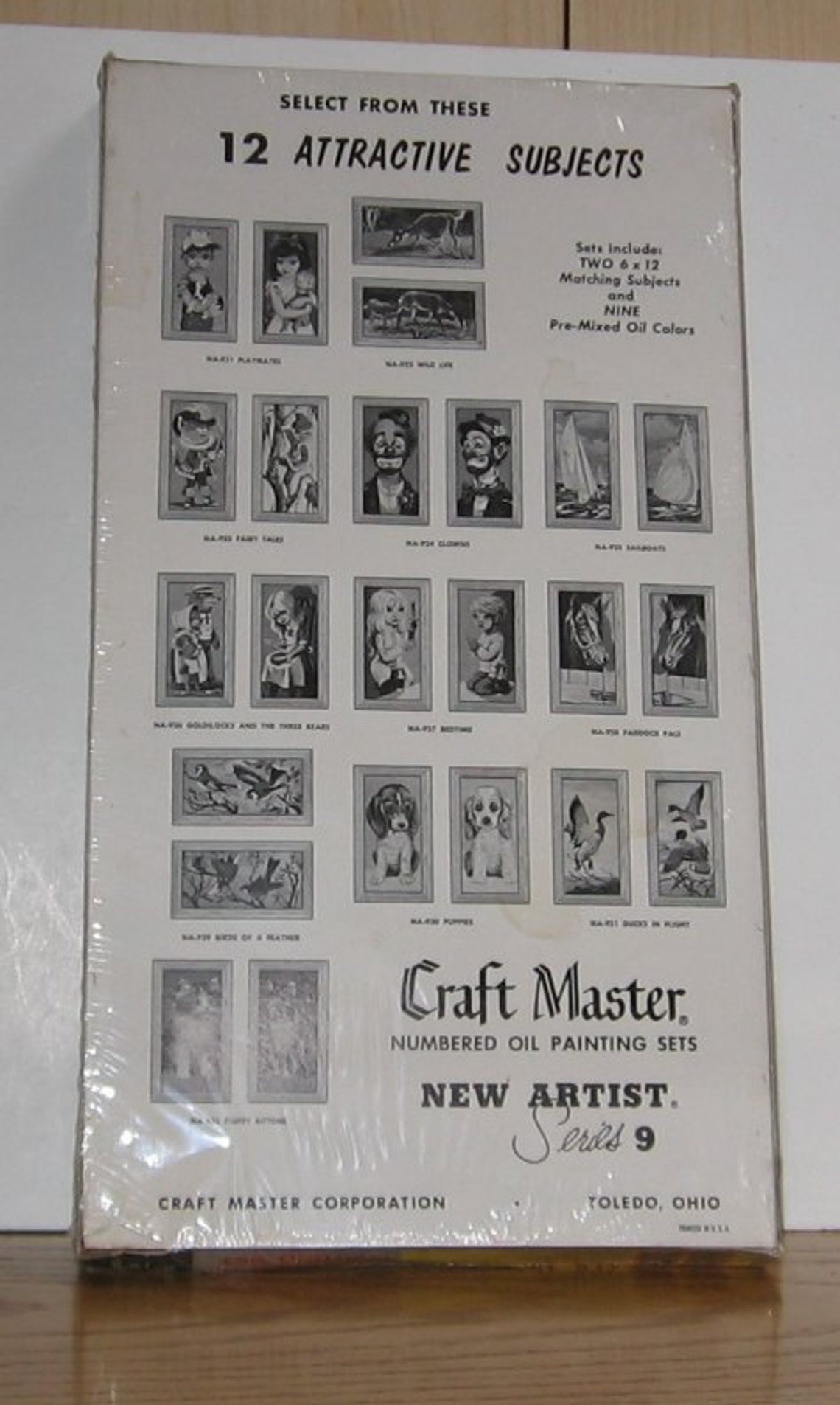 Craft Master Paint by Number Kit Playmates Still Sealed Etsy