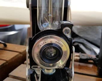 Agfa Ansco Folding Camera Edison Accent Lamp