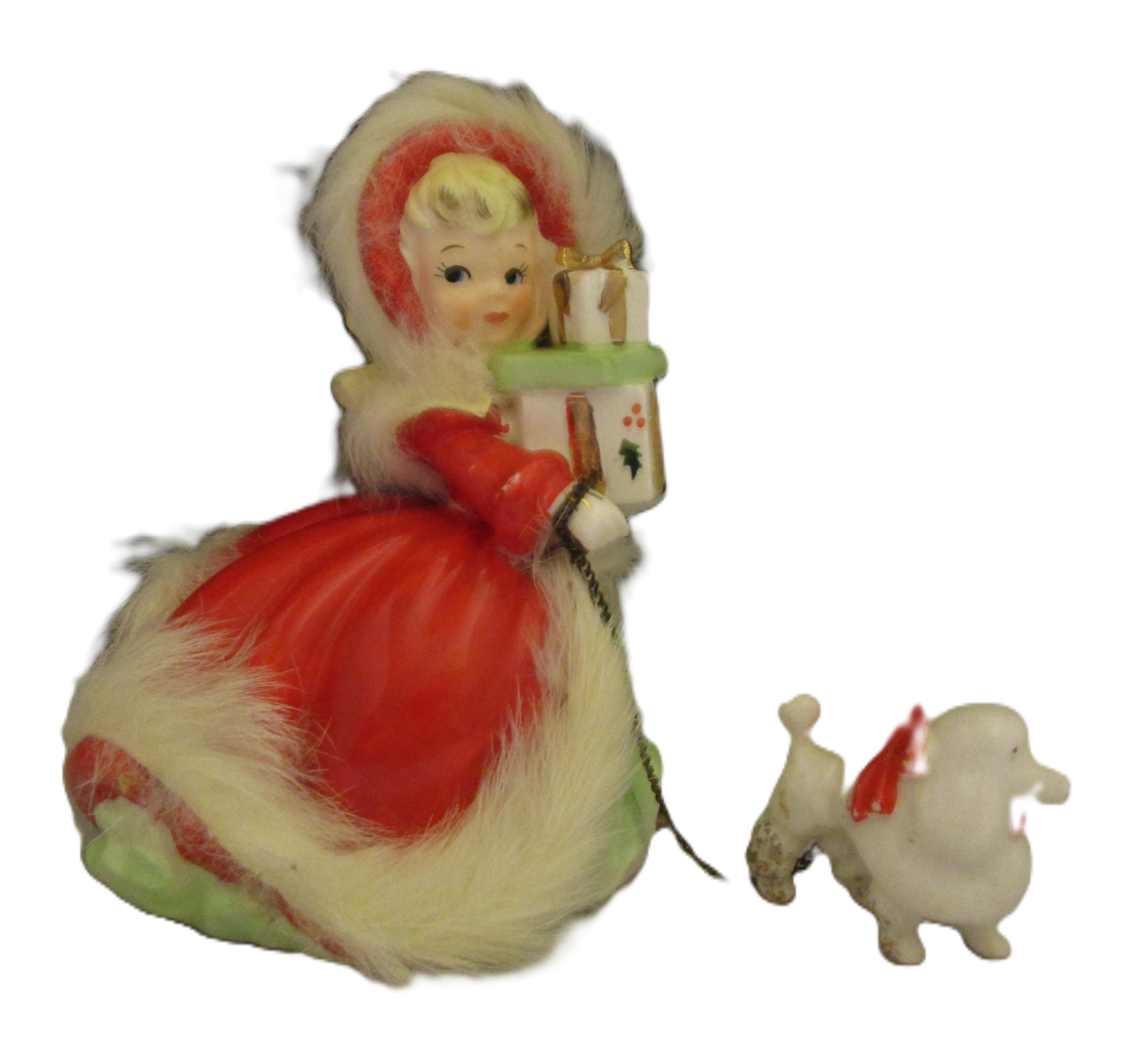 Vintage Noel Girl Figurines - Etsy